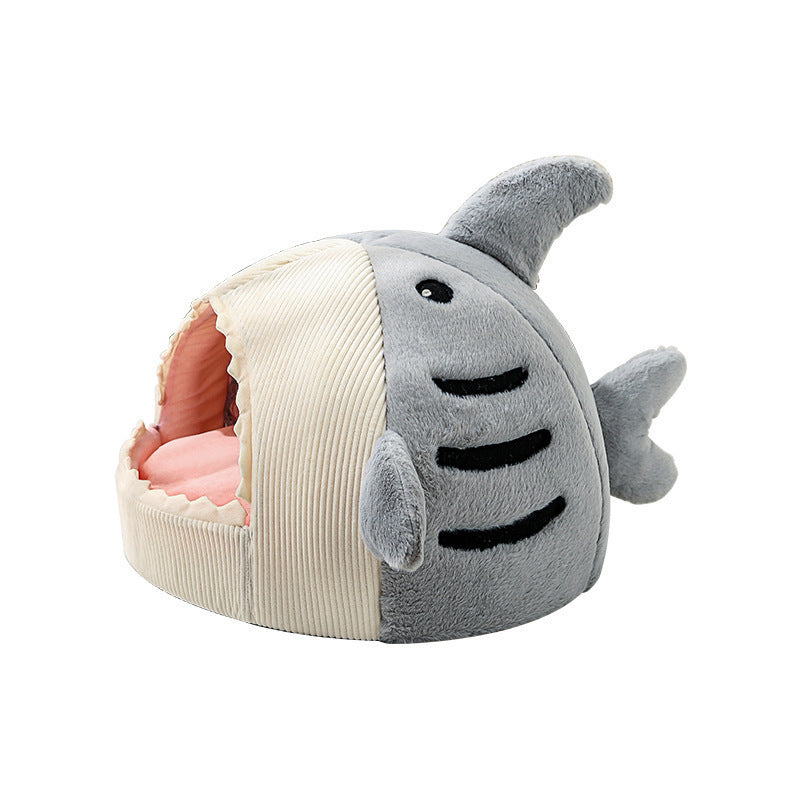 Fun Shark Cat Bed