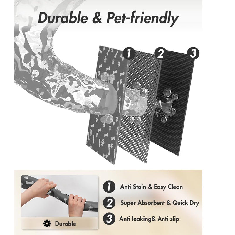 Quick Dry Absorbent Pet Feeding Mat