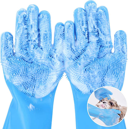 Silicone Pet Grooming Gloves