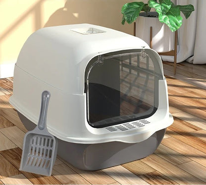 Fully Enclosed Cat Toilet Litter Box