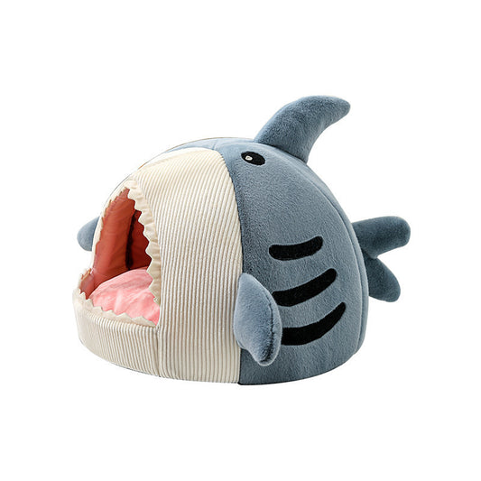 Fun Shark Cat Bed