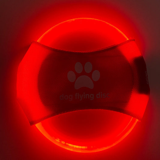 Glowing LED Luminous Dog Flying Discs Toys